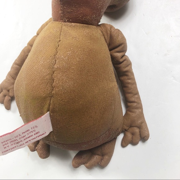 Vintage 80s E.T Plush Doll Universal Taiwan - Picture 12 of 13